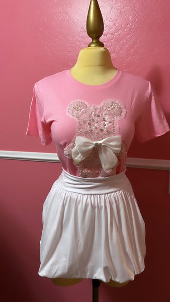 Pink Bear Top