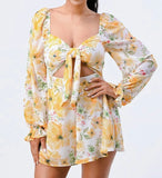 Love garden floral romper