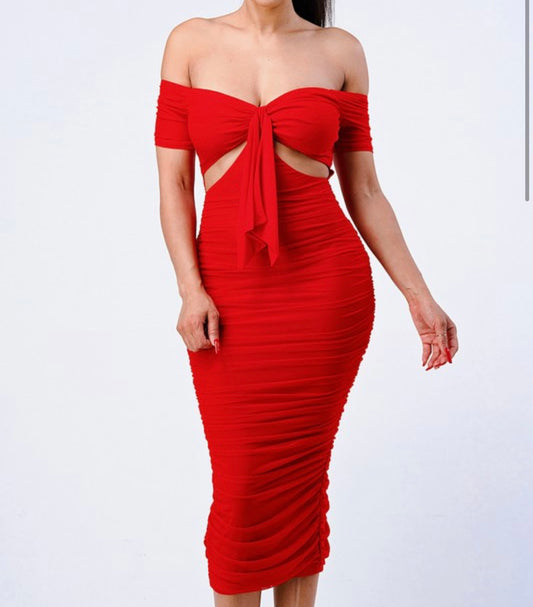Adoring you red dress
